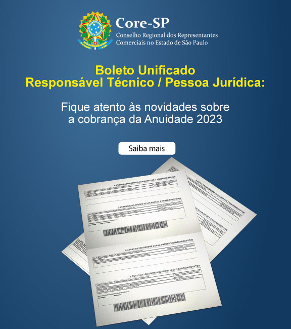 Core-SP | Conselho Regional dos Representantes Comercias do Estado de São Paulo