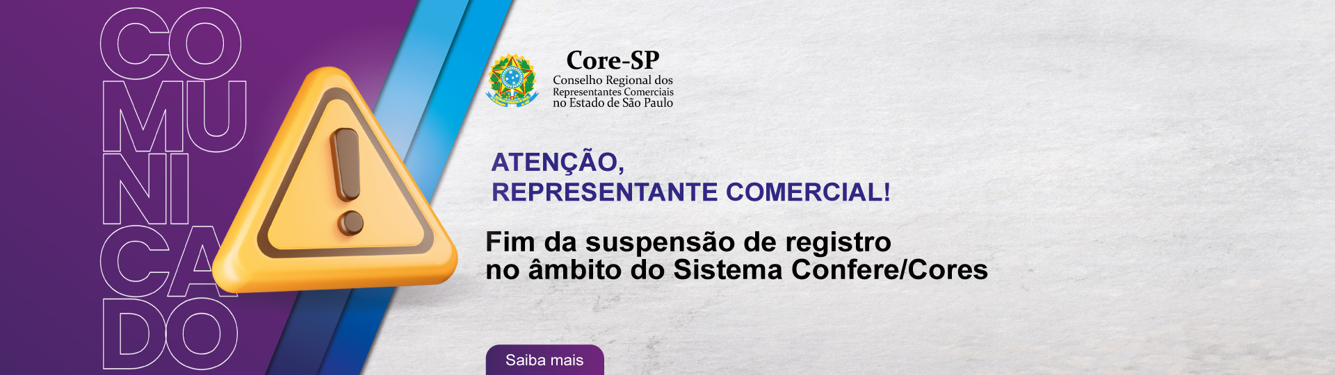 Core-SP | Conselho Regional dos Representantes Comercias do Estado de São Paulo