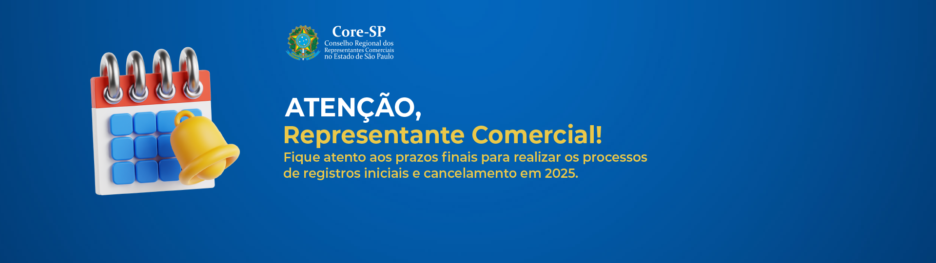 Core-SP | Conselho Regional dos Representantes Comercias do Estado de São Paulo