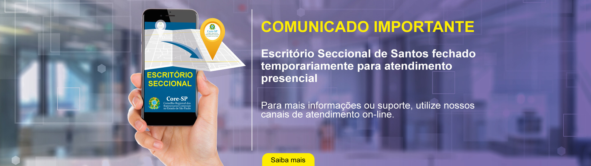 Core-SP | Conselho Regional dos Representantes Comercias do Estado de São Paulo