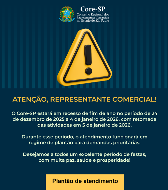 Core-SP | Conselho Regional dos Representantes Comercias do Estado de São Paulo