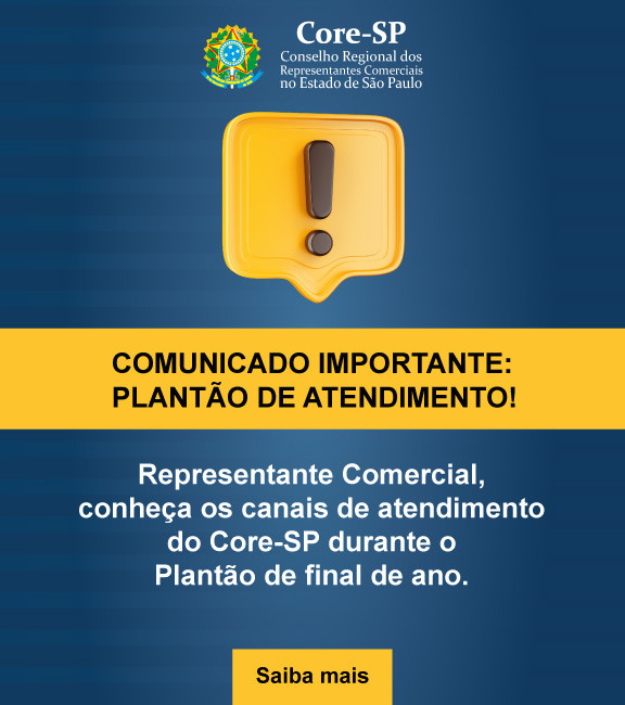 Core-SP | Conselho Regional dos Representantes Comercias do Estado de São Paulo