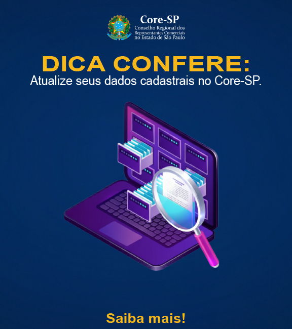 Core-SP | Conselho Regional dos Representantes Comercias do Estado de São Paulo