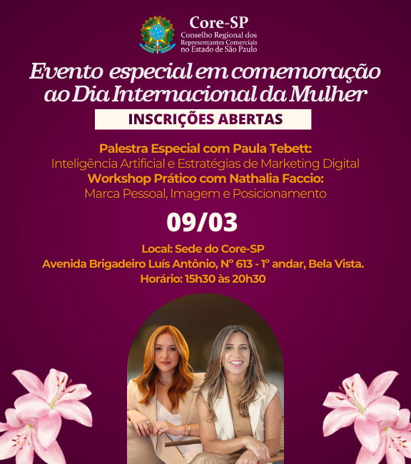 Core-SP | Conselho Regional dos Representantes Comercias do Estado de São Paulo