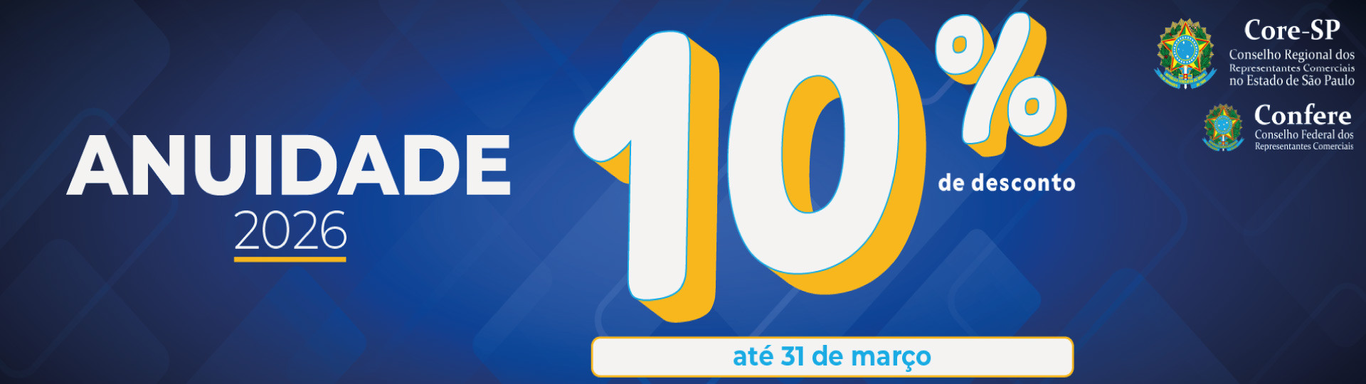 Core-SP | Conselho Regional dos Representantes Comercias do Estado de São Paulo