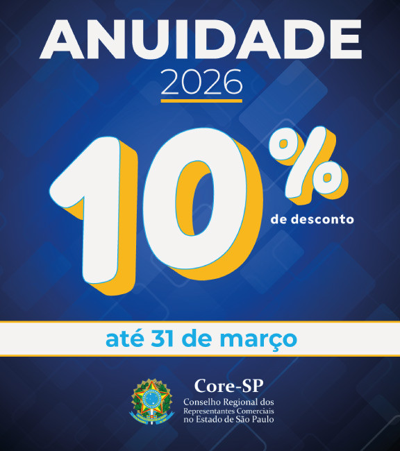 Core-SP | Conselho Regional dos Representantes Comercias do Estado de São Paulo