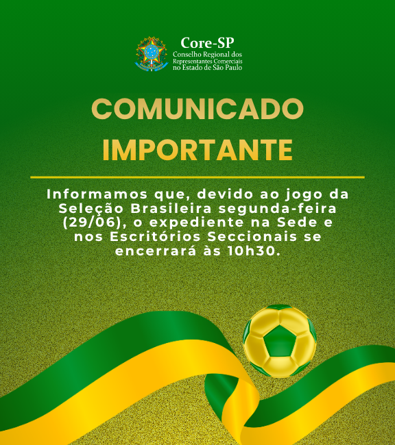 Core-SP | Conselho Regional dos Representantes Comercias do Estado de São Paulo