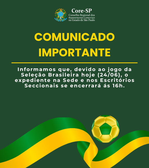 Core-SP | Conselho Regional dos Representantes Comercias do Estado de São Paulo