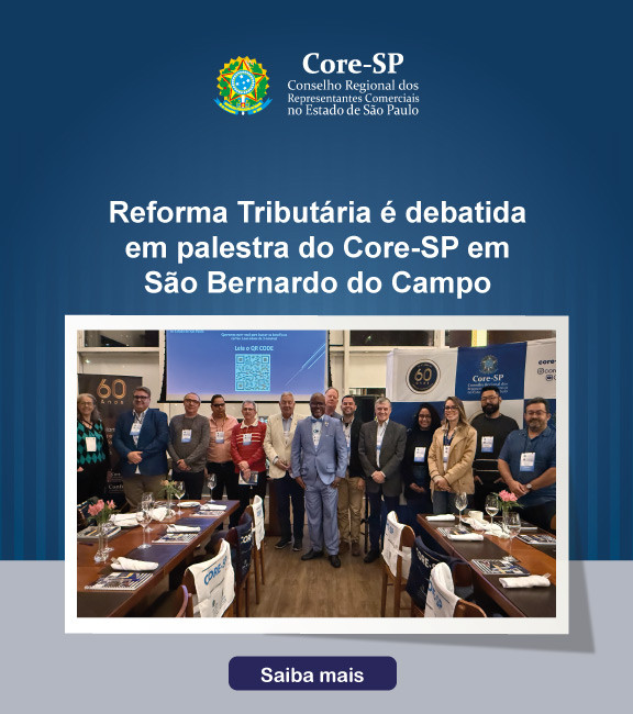 Core-SP | Conselho Regional dos Representantes Comercias do Estado de São Paulo