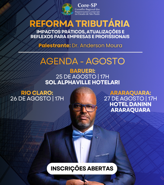 Core-SP | Conselho Regional dos Representantes Comercias do Estado de São Paulo