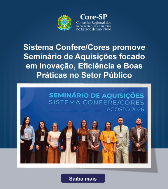 Core-SP | Conselho Regional dos Representantes Comercias do Estado de São Paulo
