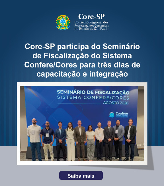 Core-SP | Conselho Regional dos Representantes Comercias do Estado de São Paulo