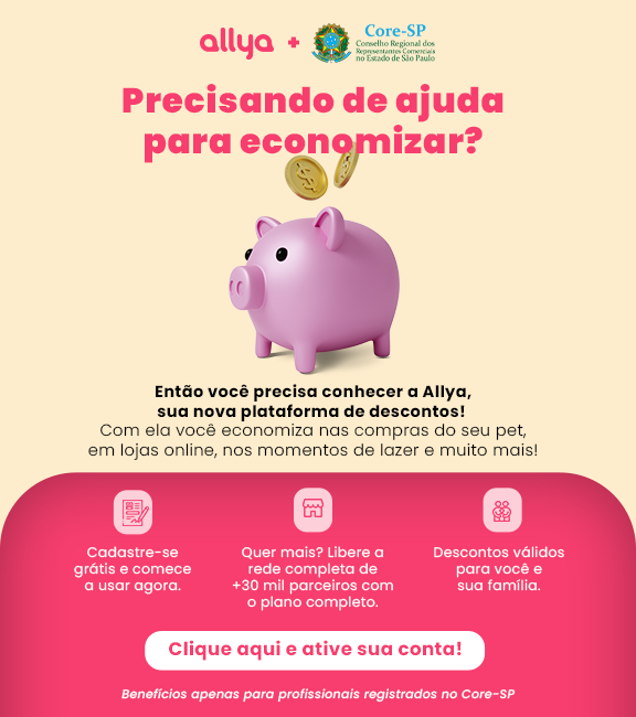 Core-SP | Conselho Regional dos Representantes Comercias do Estado de São Paulo