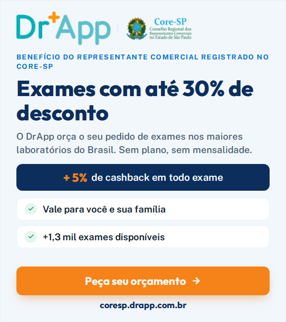 Core-SP | Conselho Regional dos Representantes Comercias do Estado de São Paulo