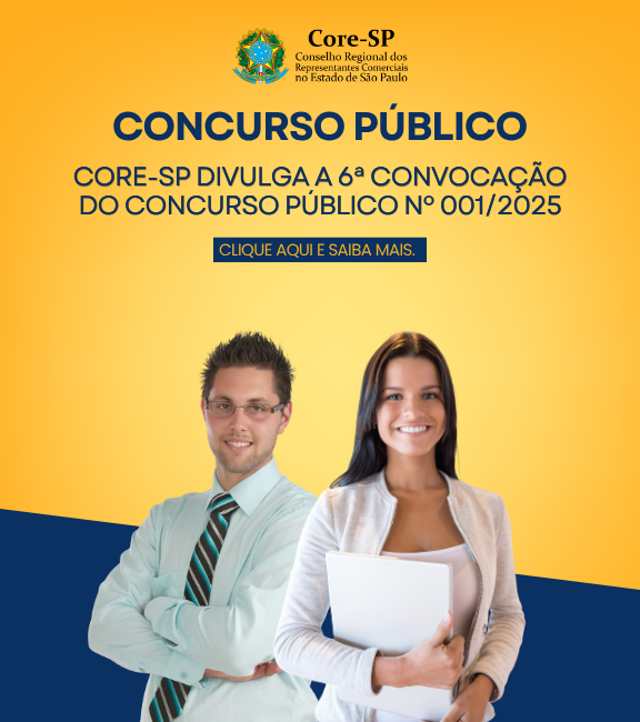 Core-SP | Conselho Regional dos Representantes Comercias do Estado de São Paulo