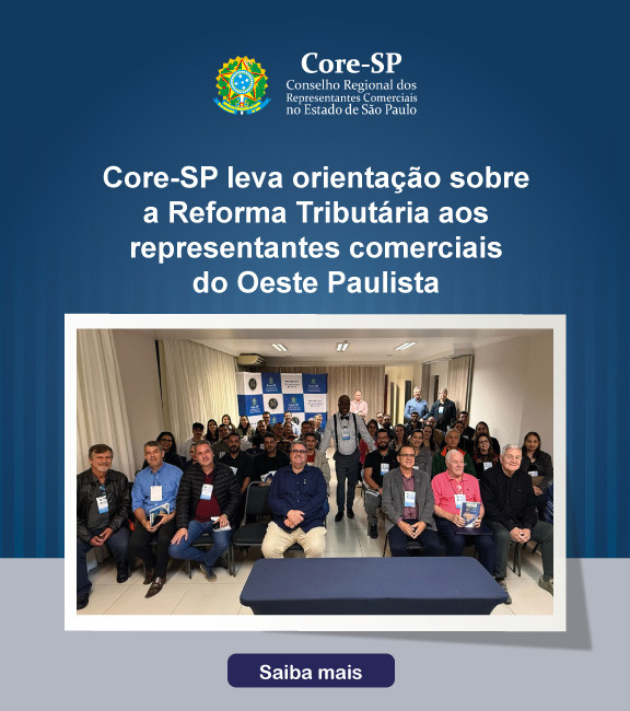 Core-SP | Conselho Regional dos Representantes Comercias do Estado de São Paulo