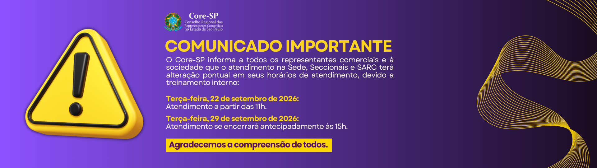 Core-SP | Conselho Regional dos Representantes Comercias do Estado de São Paulo