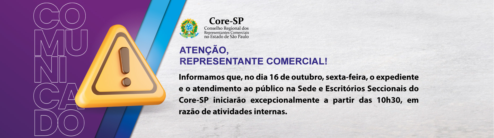 Core-SP | Conselho Regional dos Representantes Comercias do Estado de São Paulo