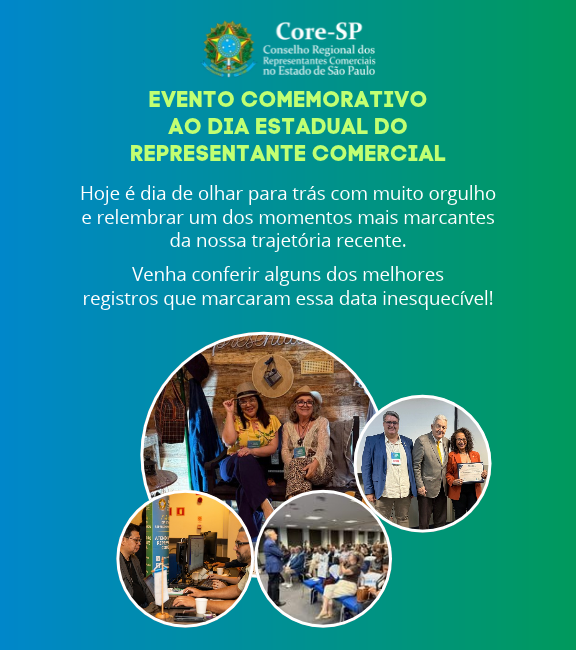 Core-SP | Conselho Regional dos Representantes Comercias do Estado de São Paulo