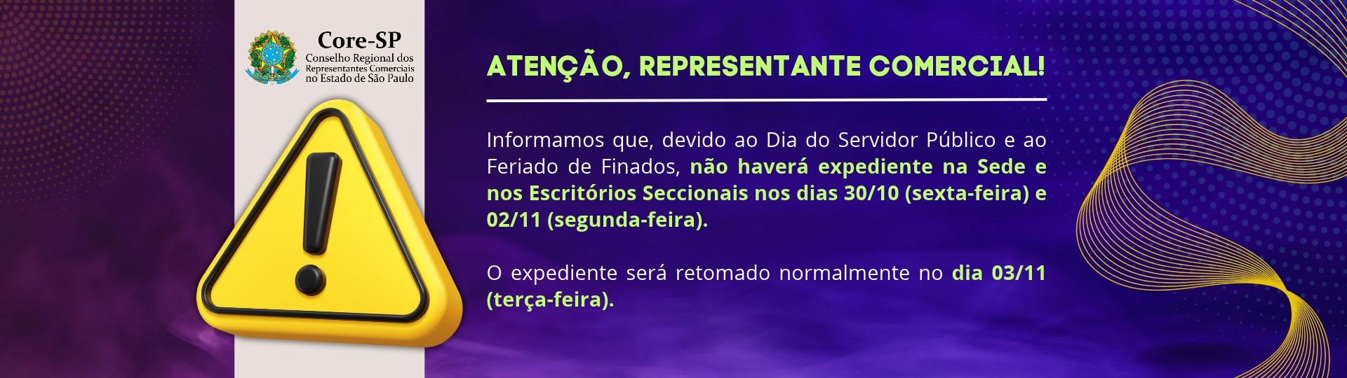 Core-SP | Conselho Regional dos Representantes Comercias do Estado de São Paulo
