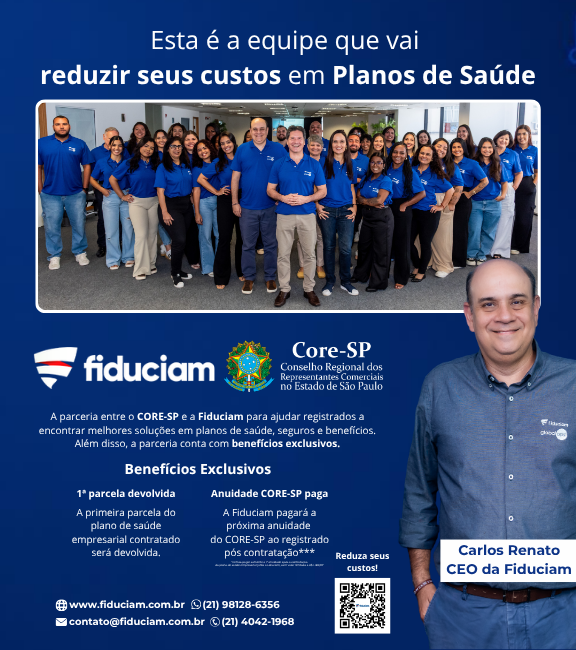 Core-SP | Conselho Regional dos Representantes Comercias do Estado de São Paulo