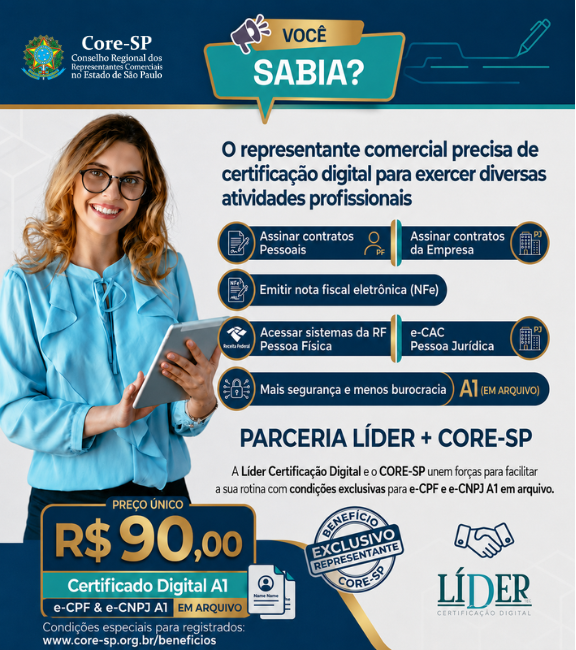 Core-SP | Conselho Regional dos Representantes Comercias do Estado de São Paulo