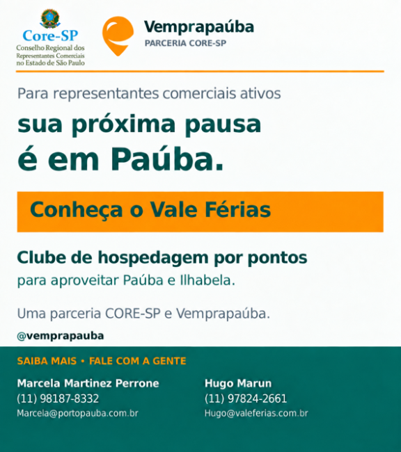 Core-SP | Conselho Regional dos Representantes Comercias do Estado de São Paulo